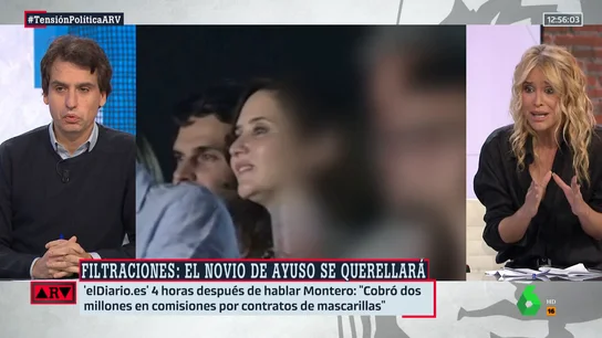 ARV Afra Blanco: "Ayuso ha pedido dimisiones a rivales políticos por cuestiones mucho menores que supuestamente hicieron sus parejas" ARV Afra Blanco: "Ayuso ha pedido dimisiones a rivales políticos por cuestiones mucho menores que supuestamente hicieron sus parejas"