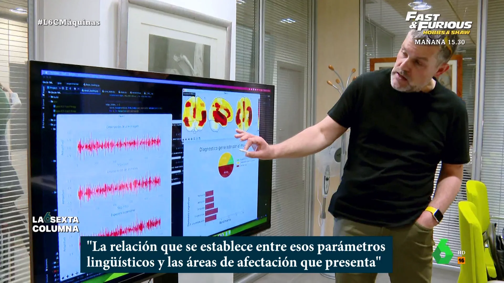 Sergi Valero, subdirector de Investigación del Ace Alzheimer Center de Barcelona, explica en este vídeo de laSexta Columna cómo están utilizando la inteligencia artificial para la detección temprana de esta enfermedad.