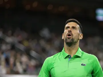 Novak Djokovic, en un partido