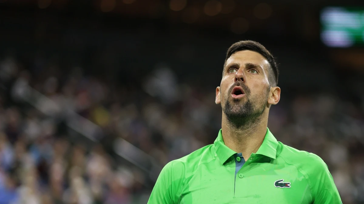 Novak Djokovic, en un partido