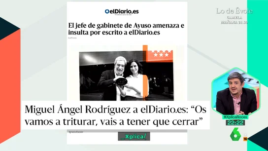 Alfonso Pérez Medina manda apoyo a elDiario.es Alfonso Pérez Medina manda apoyo a elDiario.es