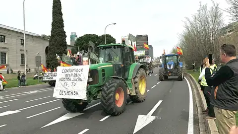 Tractorada en Madrid