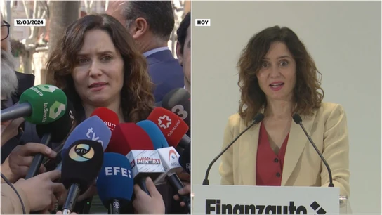 Cronología del volantazo de Ayuso en su discurso: de defender a su "novio" a no hablar de "un particular" Cronología del volantazo de Ayuso en su discurso: de defender a su "novio" a no hablar de "un particular"