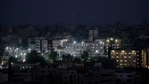 Fotografía de archivo, en la que se registró una vista general del hospital Al Shifa