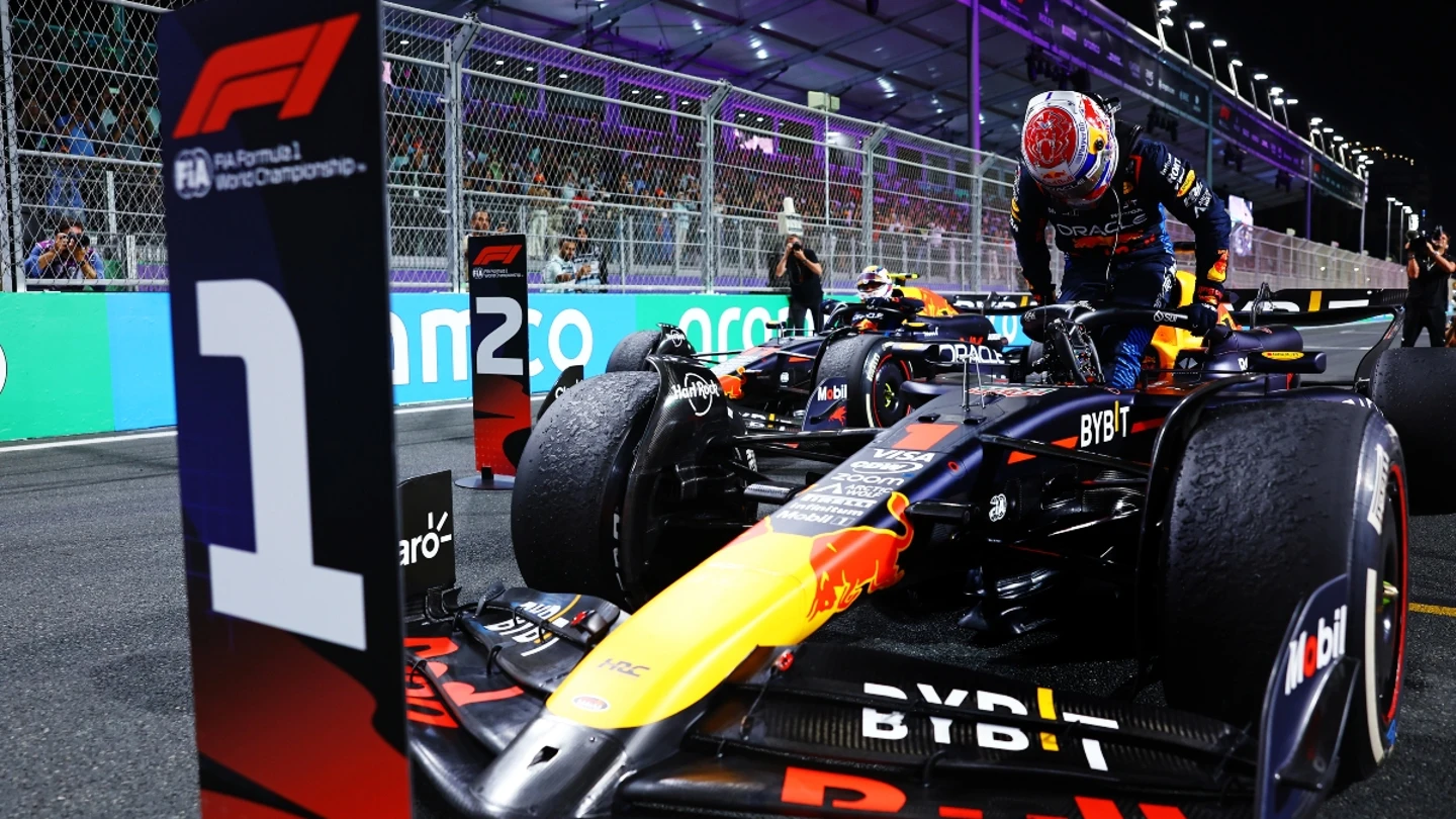 Max Verstappen, tras ganar una carrera Max Verstappen, tras ganar una carrera
