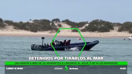 Tres detenidos por la muerte de cinco migrantes que fueron arrojados al mar en C&aacute;diz