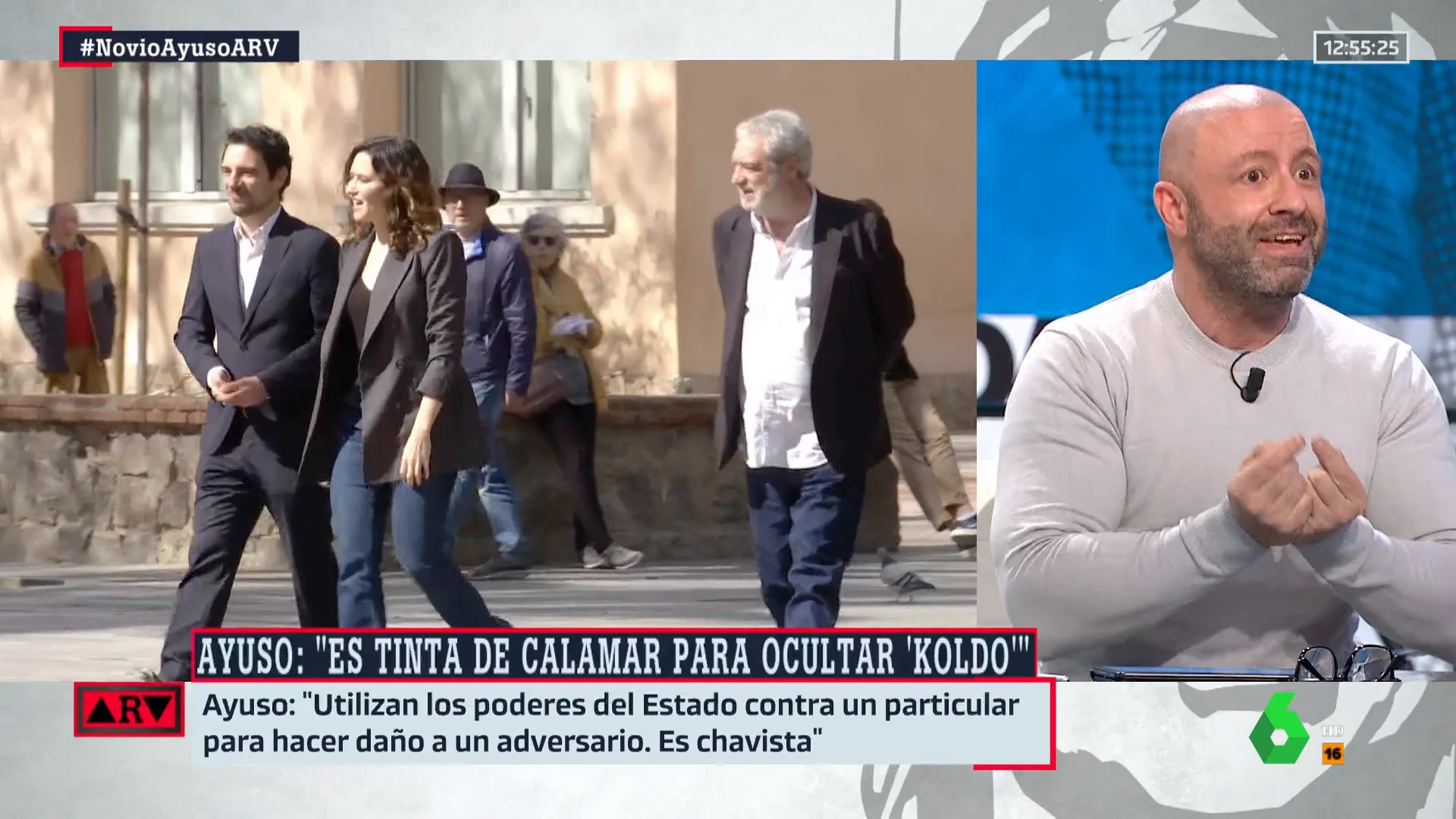 Rafa López defiende que es Ayuso quien está convirtiendo el caso de su pareja en un "problema político"