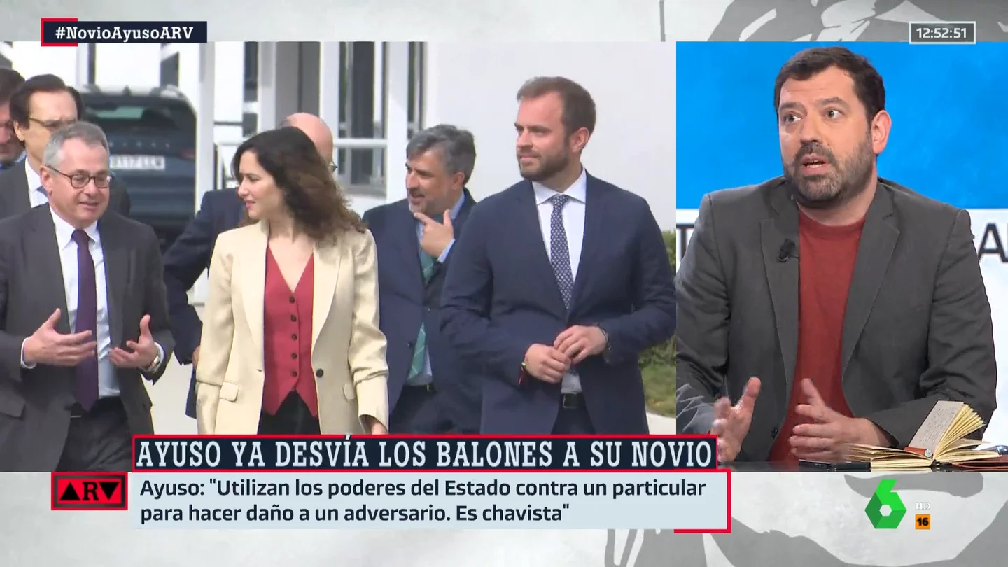 Valdivia explica por qué Ayuso debería "pedir perdón": "Tiene responsabilidad política" Valdivia explica por qué Ayuso debería "pedir perdón": "Tiene responsabilidad política"