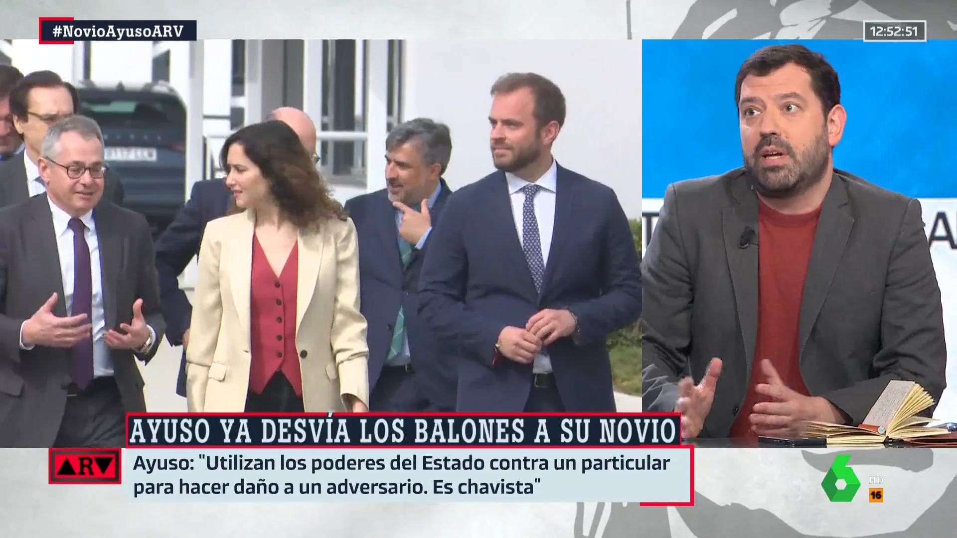 Valdivia explica por qué Ayuso debería "pedir perdón": "Tiene responsabilidad política"