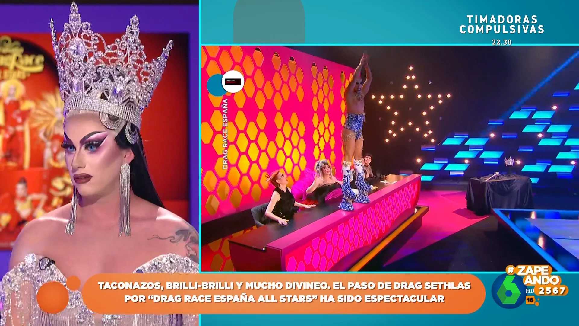 Drag Sethlas revela el coste económico de participar en ‘Drag Race’: "Una edición normal puedes gastar 10.000 euros"