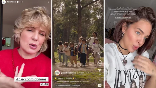 Tania Llasera y Laura Escanes, dos de las personas que han 'promocionado' la ¿campaña? de Paseadores de Niños Tania Llasera y Laura Escanes, dos de las personas que han 'promocionado' la ¿campaña? de Paseadores de Niños