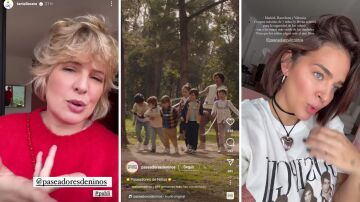 Tania Llasera y Laura Escanes, dos de las personas que han 'promocionado' la ¿campaña? de Paseadores de Niños