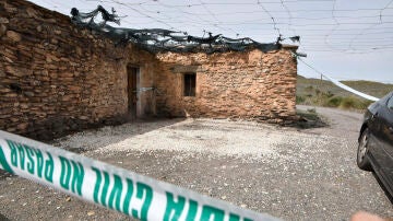 Cortijo en Las Alcubillas (Gérgal, Almería) donde han sido encontrados los cuerpos de las dos niñas asesinadas y el de su padre.