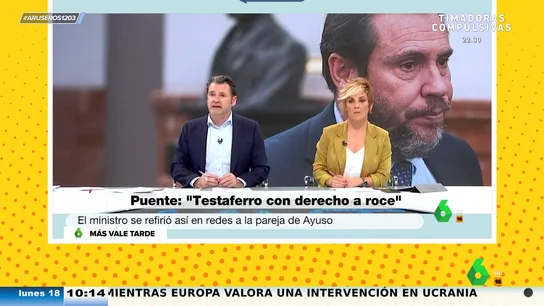 El cabreo de Iñaki López con Óscar Puente y Miguel Ángel Rodríguez: "Que un político insulte no significa que se sumen todos" El cabreo de Iñaki López con Óscar Puente y Miguel Ángel Rodríguez: "Que un político insulte no significa que se sumen todos"