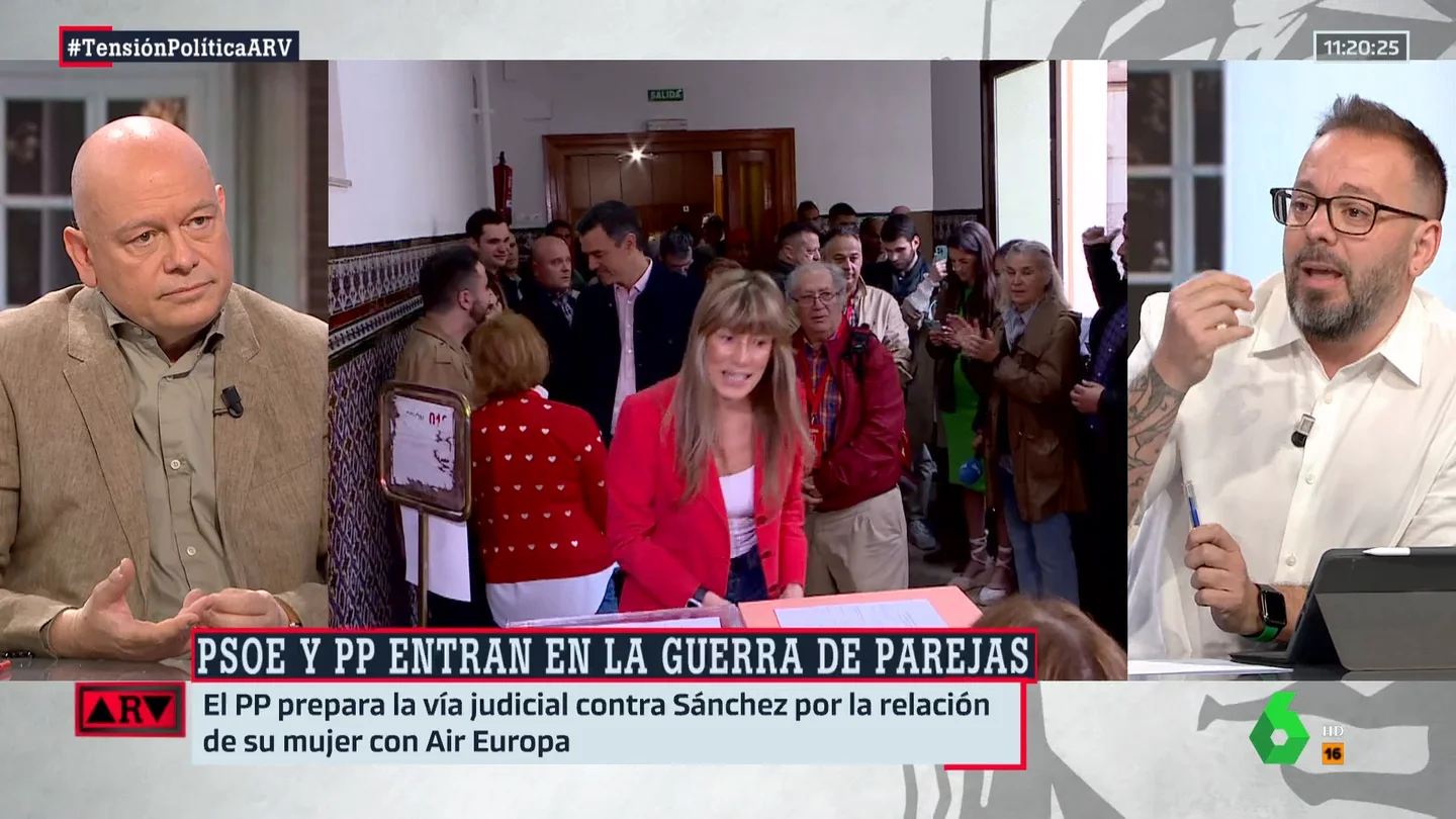 Maestre, sobre el "ruido" del PP sobre Begoña Gómez: "No hay información que pueda insinuar que Air Europa recibió trato de favor por intercesión suya" Maestre, sobre el "ruido" del PP sobre Begoña Gómez: "No hay información que pueda insinuar que Air Europa recibió trato de favor por intercesión suya"