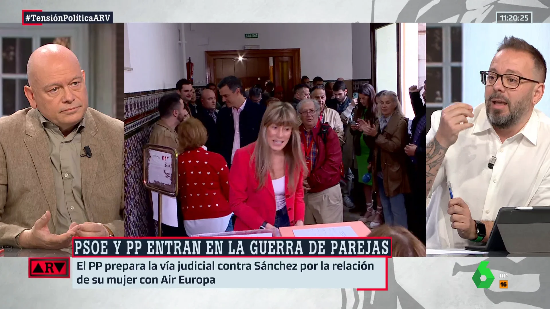 Maestre, sobre el "ruido" del PP sobre Begoña Gómez: "No hay información que pueda insinuar que Air Europa recibió trato de favor por intercesión suya"