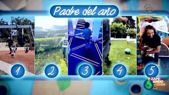 De un empujón mal calculado a un balonazo sin querer: los zapeadores escogen al 'padre del año' De un empujón mal calculado a un balonazo sin querer: los zapeadores escogen al 'padre del año'