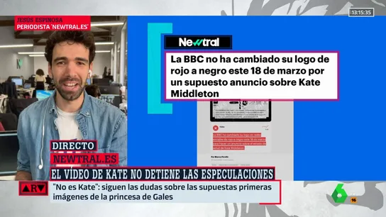 Kate Middleton, en el epicentro de los bulos: ni la BBC ha cambiado su logo a negro ni se espera un anuncio inminente Kate Middleton, en el epicentro de los bulos: ni la BBC ha cambiado su logo a negro ni se espera un anuncio inminente