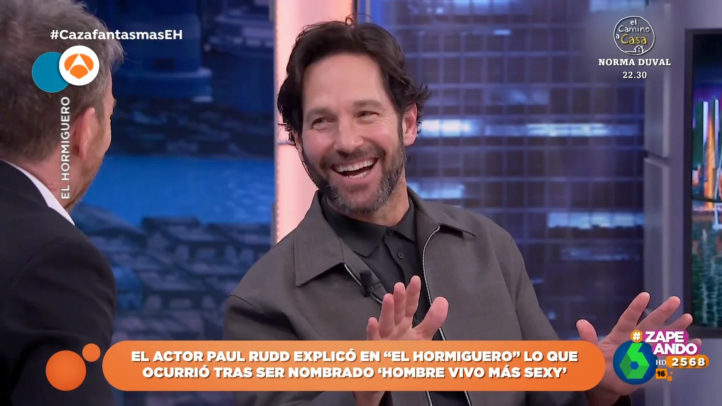 Paul Rudd desvela la reacción de sus hijos cuando les contó que le habían nombrado 'hombre vivo más sexy' Paul Rudd desvela la reacción de sus hijos cuando les contó que le habían nombrado 'hombre vivo más sexy'