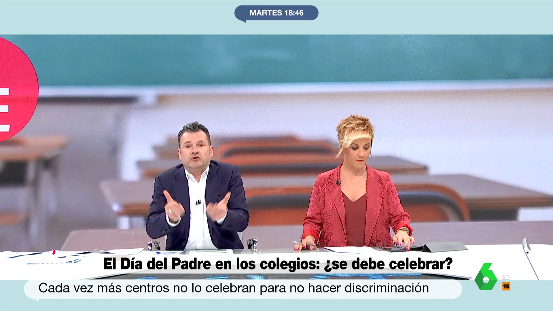 Iñaki López, sobre la polémica del Día del Padre en los colegios: "Nos vamos a quedar sin cenicero de plastilina"