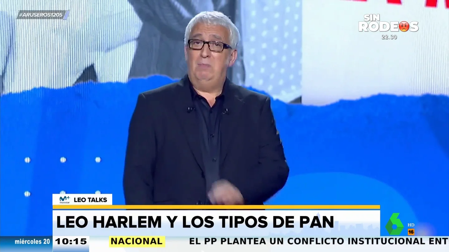 Leo HarlemLeo Harlem, sobre lo difícil que es comprar el pan: "En la panadería de mi barrio hay más tipos de pan que vecinos" Leo HarlemLeo Harlem, sobre lo difícil que es comprar el pan: "En la panadería de mi barrio hay más tipos de pan que vecinos"