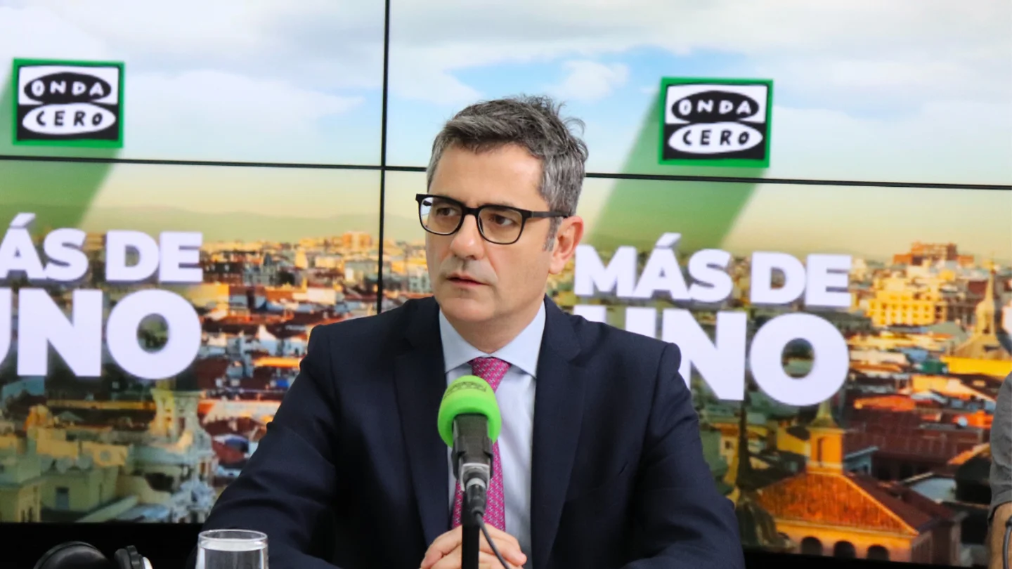 Félix Bolaños, ministro de Justicia y de la Presidencia, en Más de uno Félix Bolaños, ministro de Justicia y de la Presidencia, en Más de uno