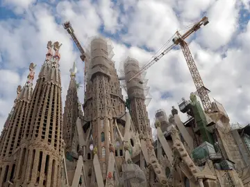 Sagrada Familia de Barcelona en obras Sagrada Familia de Barcelona en obras