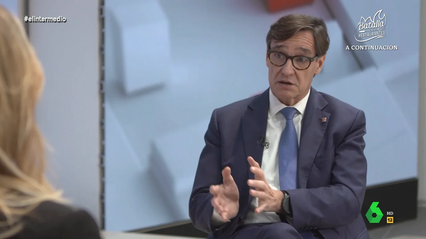 Salvador Illa, en El Intermedio Salvador Illa, en El Intermedio