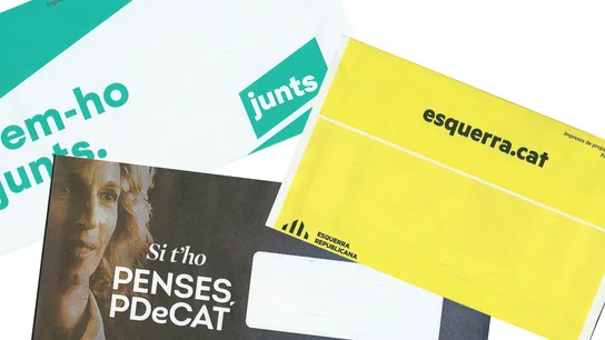 Propaganda electoral para las elecciones al Parlamento catalán, en 2021 Propaganda electoral para las elecciones al Parlamento catalán, en 2021