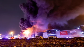 Incendio en el Crocus Arena de Moscú 