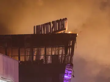 Imagen del edificio del atentado en Moscú
