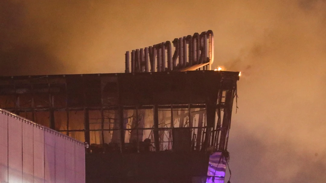 Imagen del edificio del atentado en Moscú