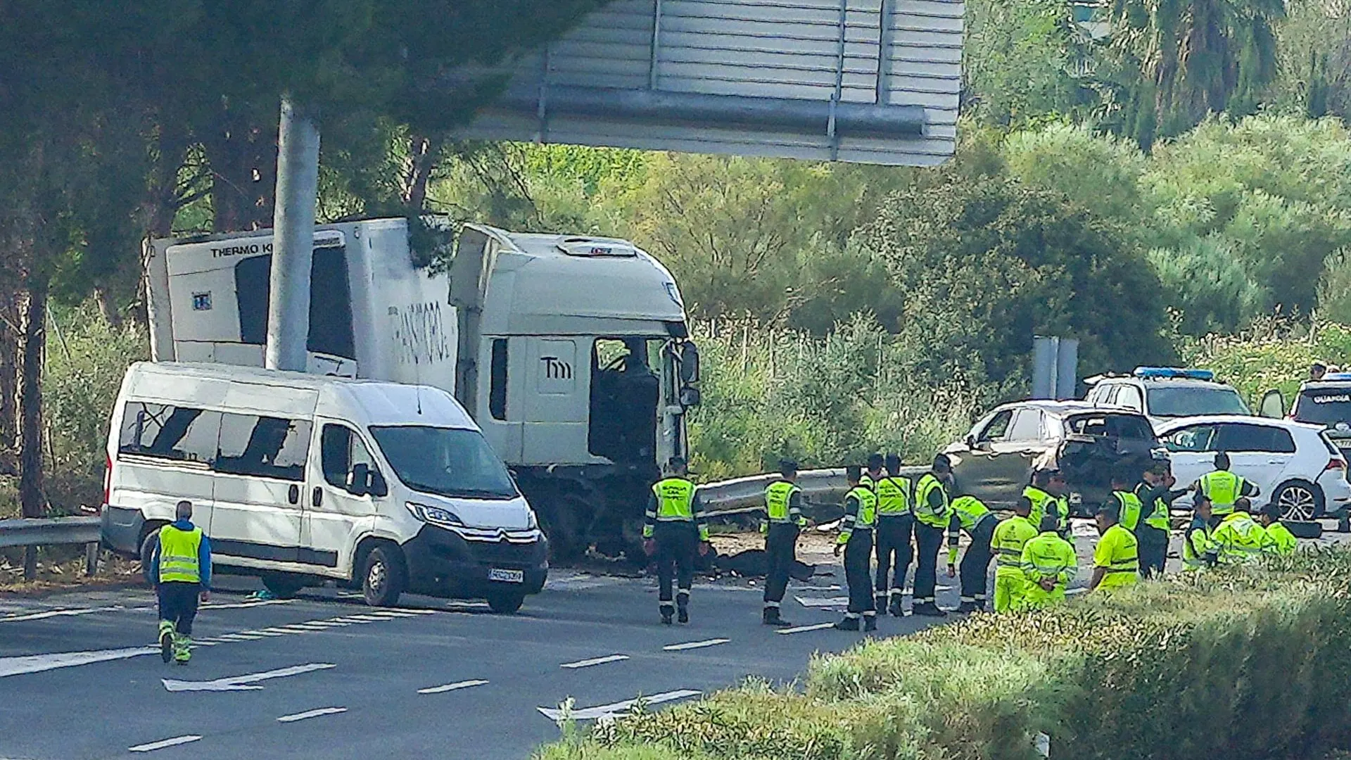 Libertad provisional para el conductor del camión del accidente mortal del Los Palacios