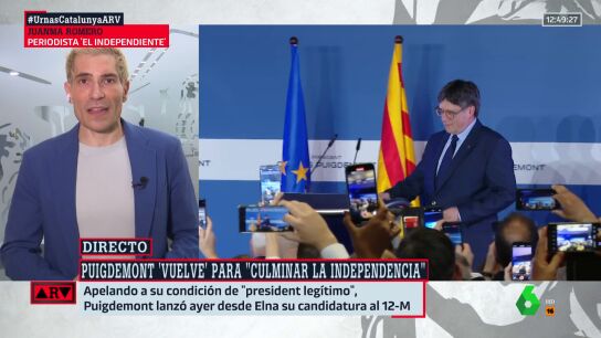 Juanma Romero explica "qu&eacute; significa" para el PSOE la candidatura de Puigdemont en las elecciones catalanas