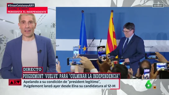 Juanma Romero explica "qué significa" para el PSOE la candidatura de Puigdemont en las elecciones catalanas Juanma Romero explica "qué significa" para el PSOE la candidatura de Puigdemont en las elecciones catalanas
