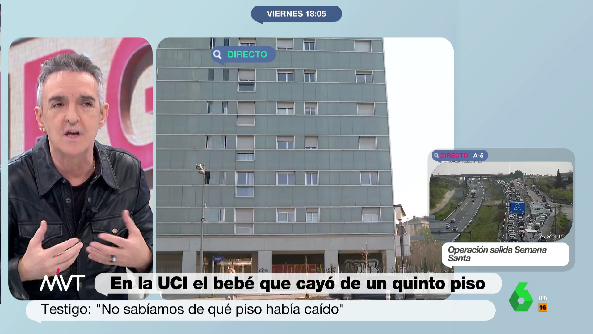 Ramoncín habla del caso del bebé que cayó de un quinto piso