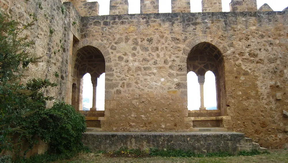 Detalle del Castillo de los Duques de Frías. Burgos.