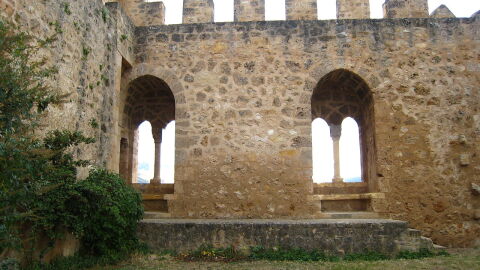 Detalle del Castillo de los Duques de Frías. Burgos.