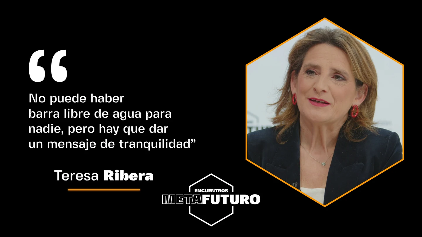 La minisitra Teresa Ribera, en Metafuturo. La minisitra Teresa Ribera, en Metafuturo.