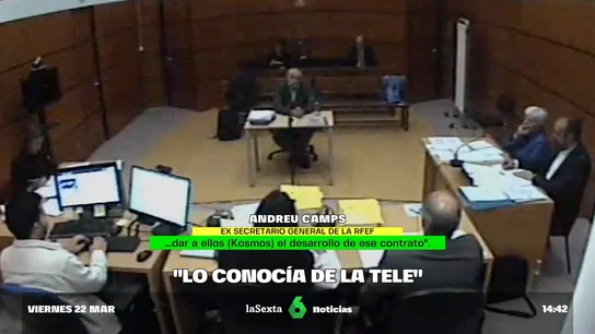Declaración de Andreu Camps, secretario general de la RFEF con Rubiales Declaración de Andreu Camps, secretario general de la RFEF con Rubiales