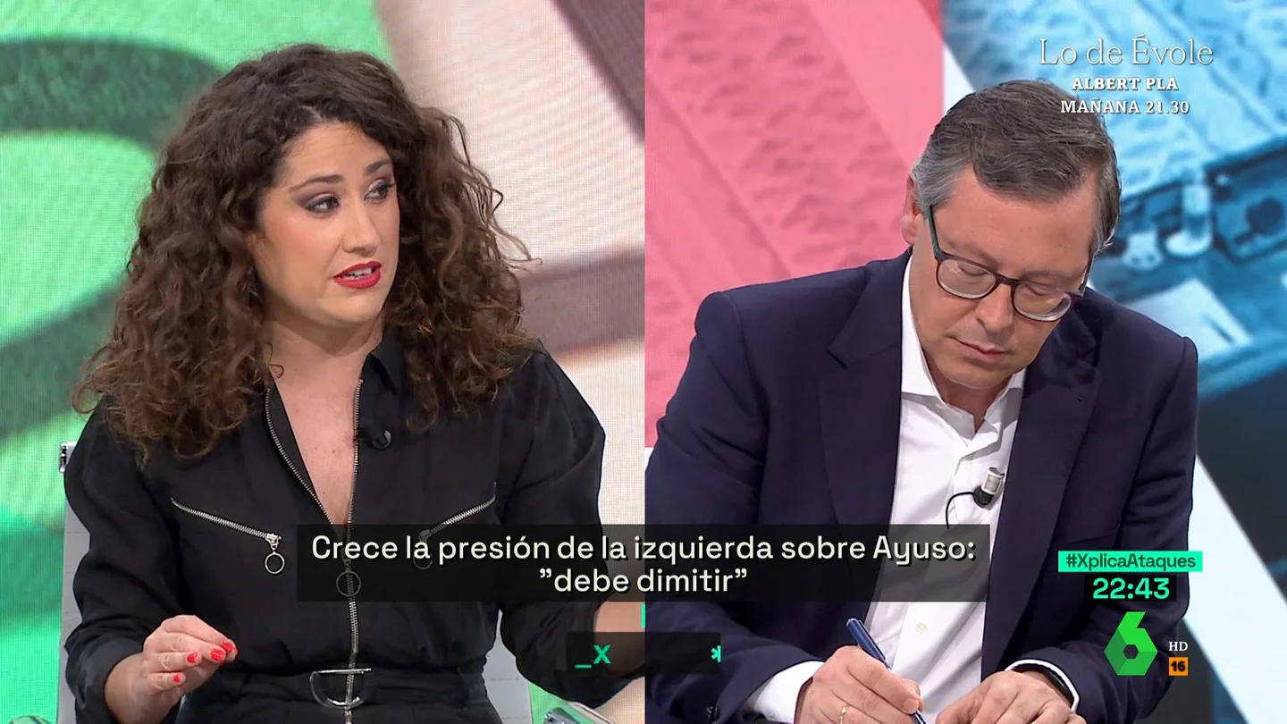 XPLICA Enma López, sobre Ayuso: "No es un problema de pareja, la presidenta de la Comunidad de Madrid miente" XPLICA Enma López, sobre Ayuso: "No es un problema de pareja, la presidenta de la Comunidad de Madrid miente"