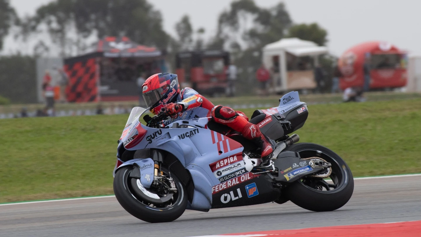 Marc Márquez, con la Ducati de Gresini Marc Márquez, con la Ducati de Gresini