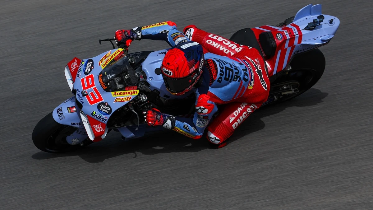 Marc Márquez, con la Ducati