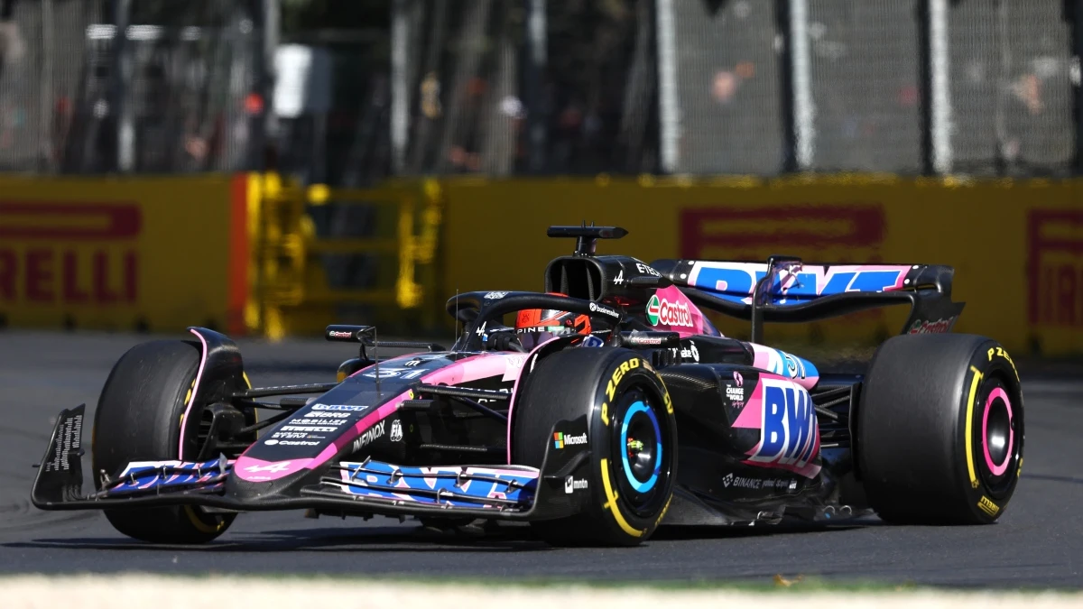 Esteban Ocon, en el Alpine