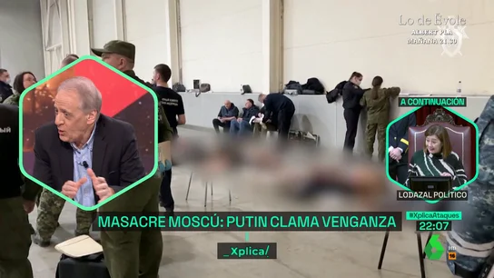 Ignacio Cembrero desmonta la "propaganda" de Rusia tras el atentado en Moscú: "Estaban advertidos" Ignacio Cembrero desmonta la "propaganda" de Rusia tras el atentado en Moscú: "Estaban advertidos"
