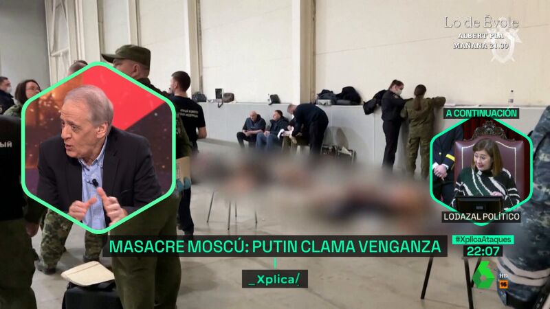 Ignacio Cembrero desmonta la "propaganda" de Rusia tras el atentado en Moscú: "Estaban advertidos"