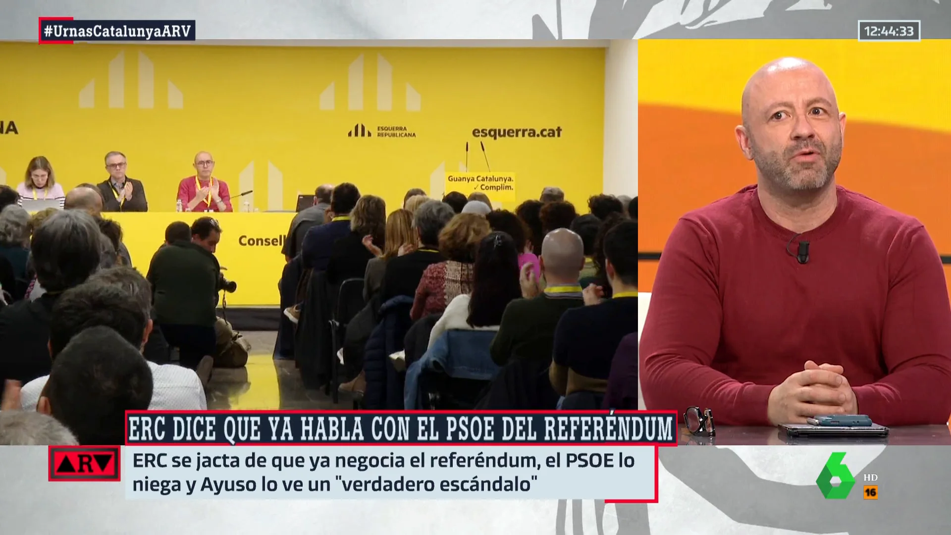 ARV- Rafa López analiza los tres "ejes fundamentales" en las elecciones catalanas