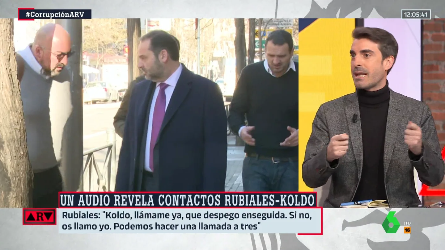 ARV- La reflexión de Pablo Simón tras conocer los contactos entre Rubiales y Koldo: "Donde existe dinero y arbitrariedad, existe la corrupción" ARV- La reflexión de Pablo Simón tras conocer los contactos entre Rubiales y Koldo: "Donde existe dinero y arbitrariedad, existe la corrupción"