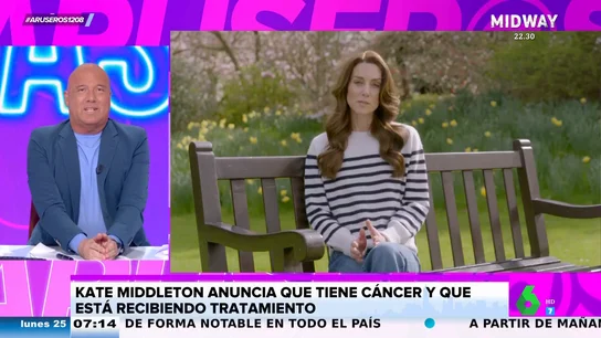 Alfonso Arús, tras el anuncio de Kate Middleton: "Coge el toro por los cuernos y sabe comunicar lo que no han sabido los especialistas" Alfonso Arús, tras el anuncio de Kate Middleton: "Coge el toro por los cuernos y sabe comunicar lo que no han sabido los especialistas"