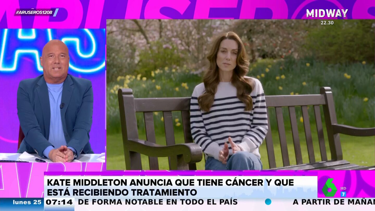 Alfonso Ar&uacute;s, tras el anuncio de Kate Middleton: "Coge el toro por los cuernos y sabe comunicar lo que no han sabido los especialistas"